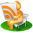 Orange RSS Reader Icon 48x48 png